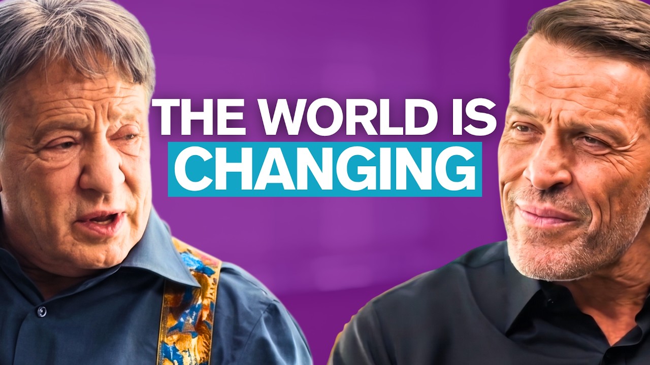 Ray Kurzweil Tony Robbins YouTube interview thumbnail
