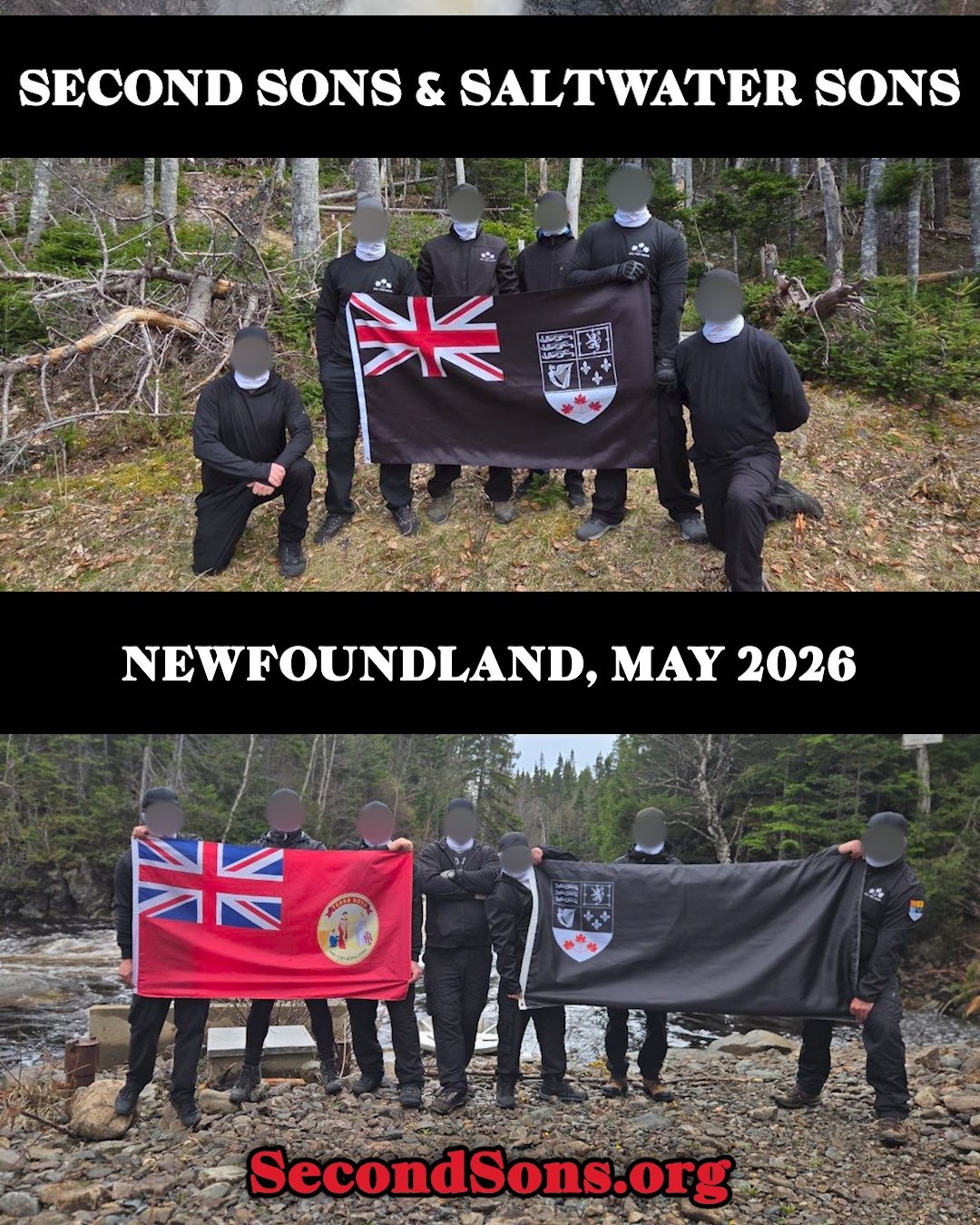 Second Sons and Saltwater Sons Newfoundland May 2026 social post image
