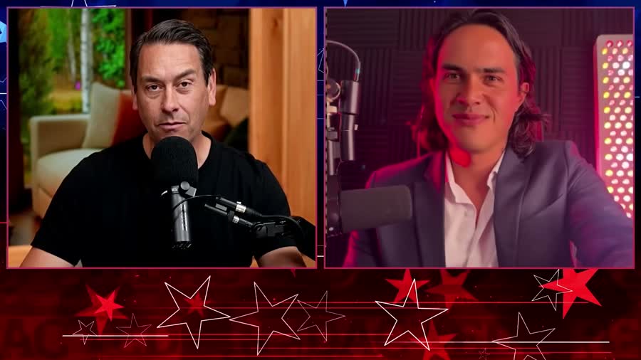 Facebook video frame from Morning Invest red light therapy interview