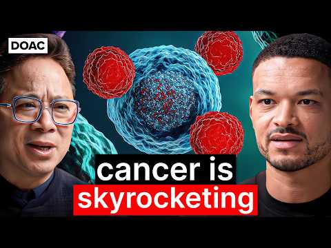 YouTube thumbnail for Diary of a CEO interview with Dr. William Li about food and cancer